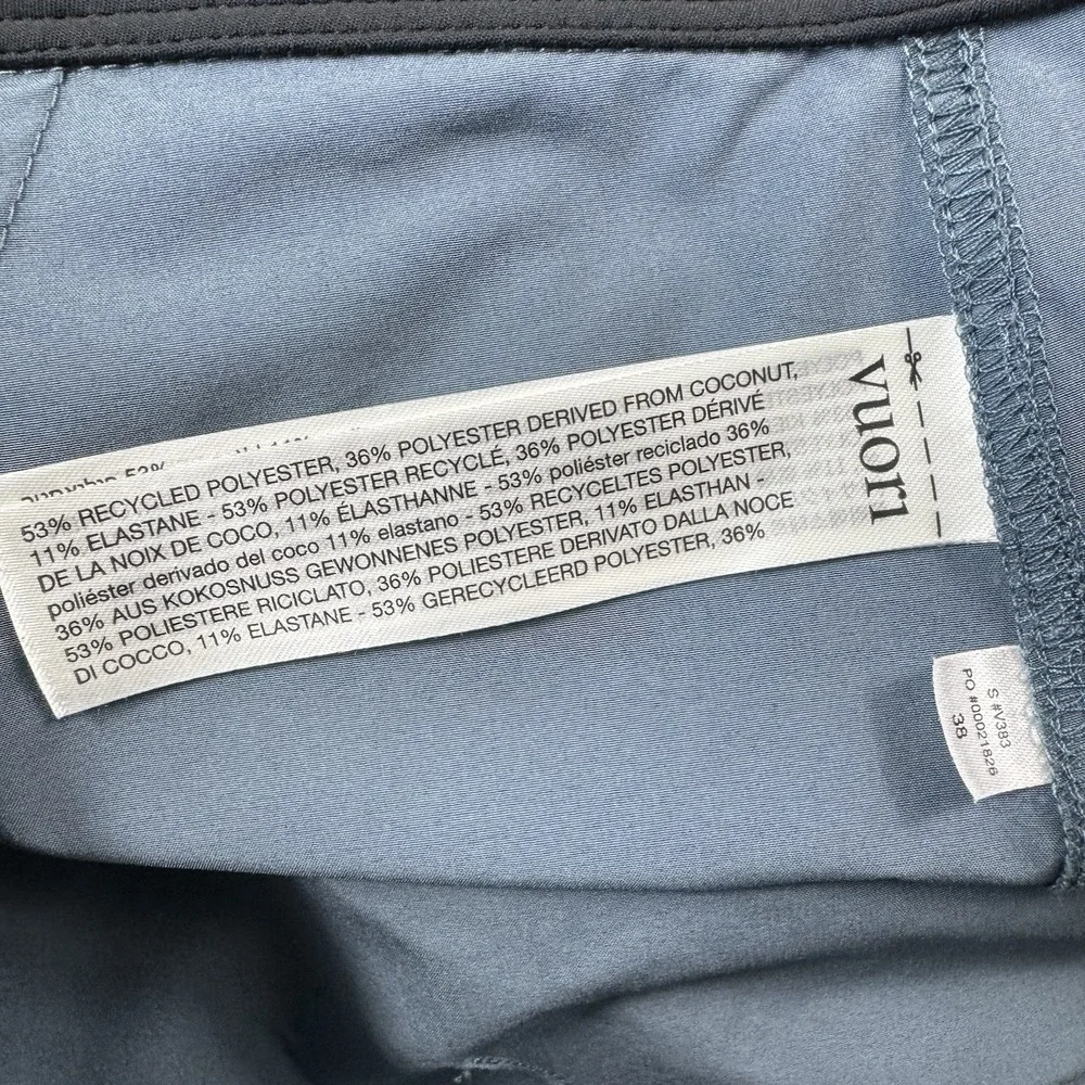 Vuori Infinity Board Shorts Mens 38 Grey Blue Abstract Swim Trunks V383 NWOT